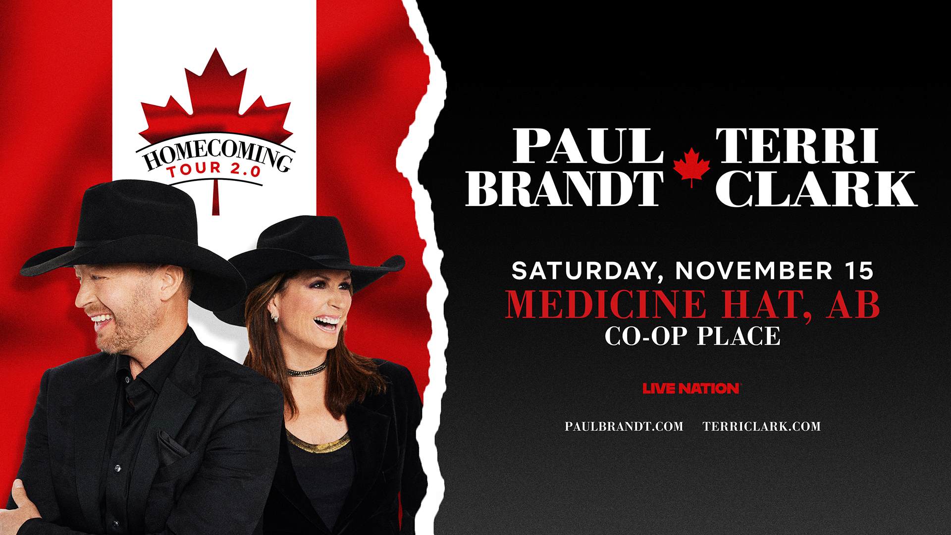 Terri Clark & Paul Brandt: Homecoming 2.0 Tour