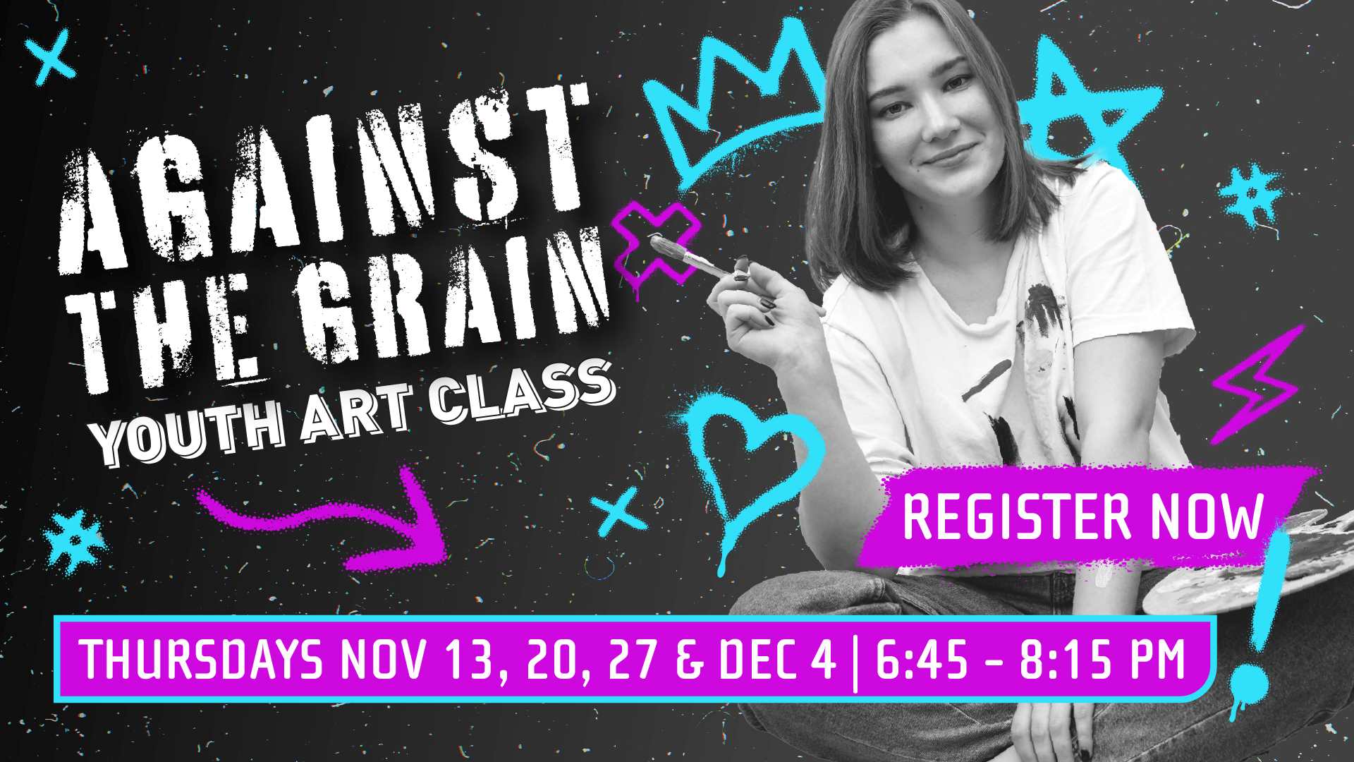Against the Grain Youth Art Class - Fall 2025