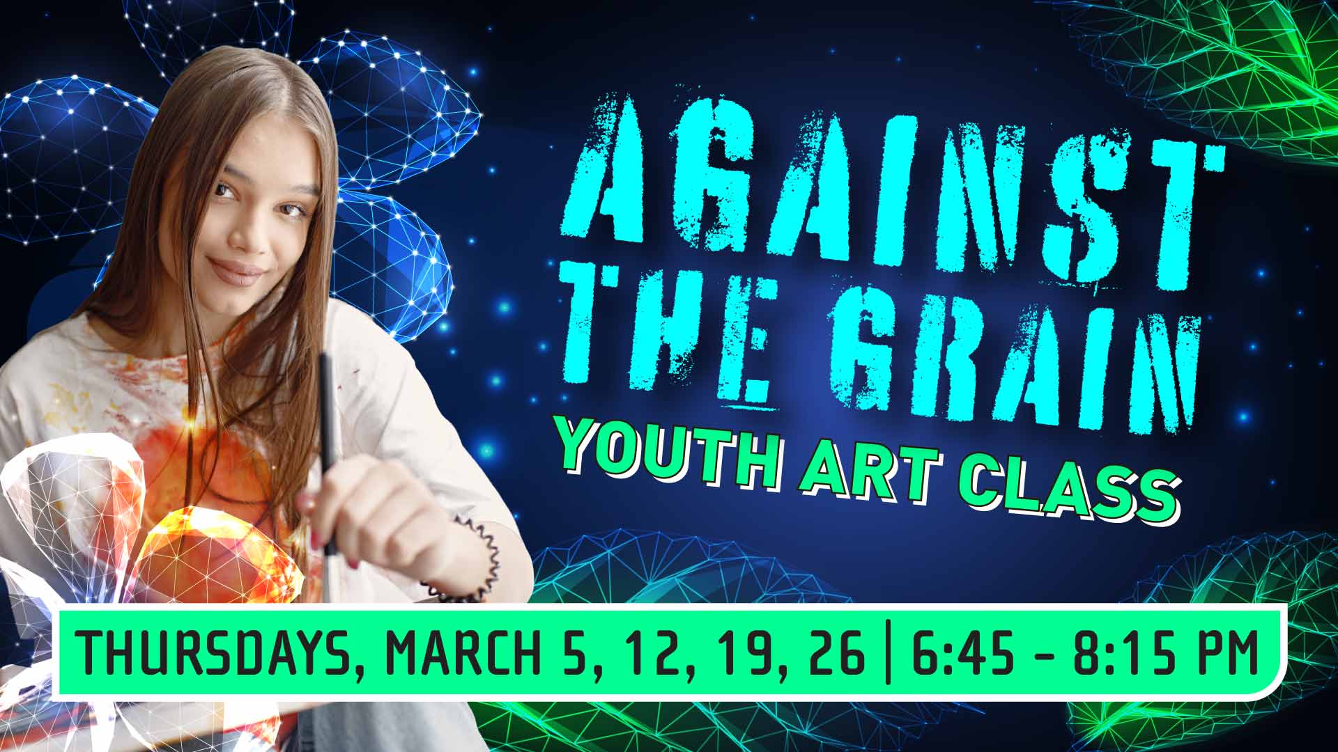 Against the Grain Youth Art Class - Winter 2026