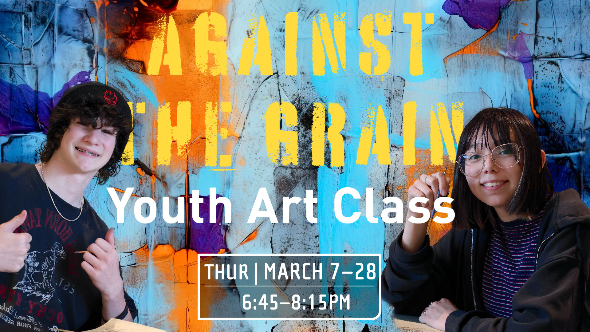 Against the Grain Winter 2024: A Youth Art Class