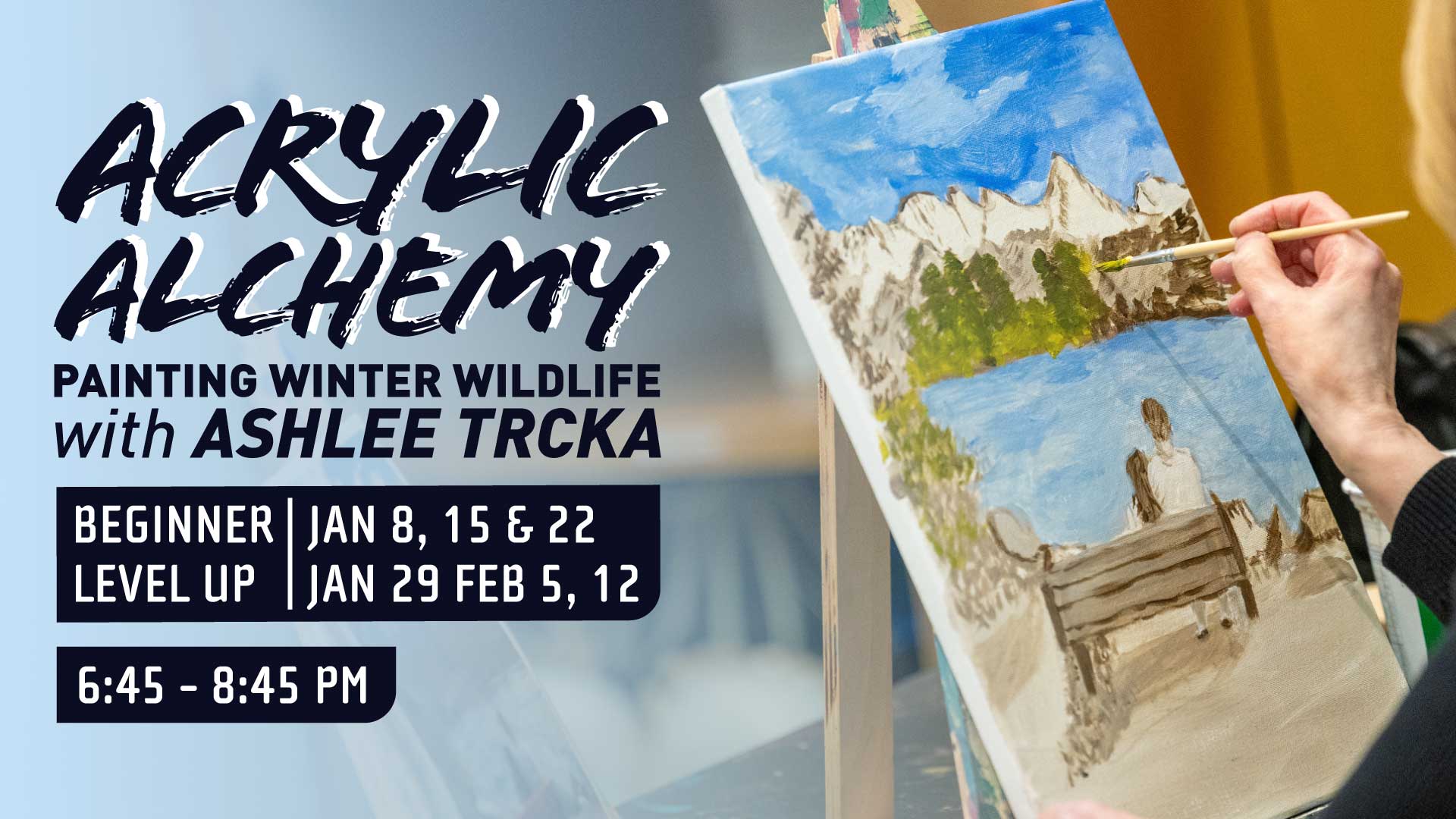 Acrylic Alchemy: Painting Winter Wildlife