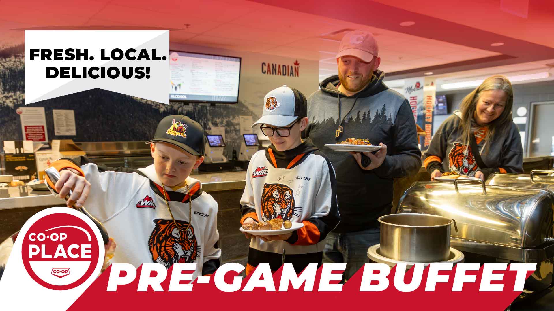 Co-op Place Pre-Game Buffet