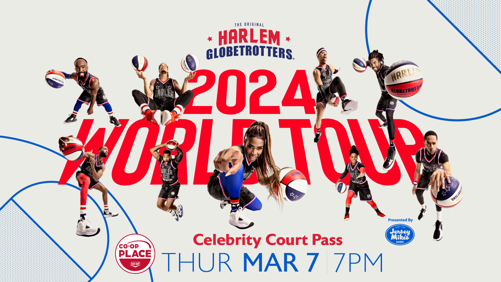The Harlem Globetrotters Celebrity Court Pass
