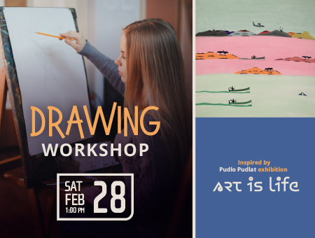 Drawing Workshop: Inspired by Pudlo Pudlat Exhibition Art is Life